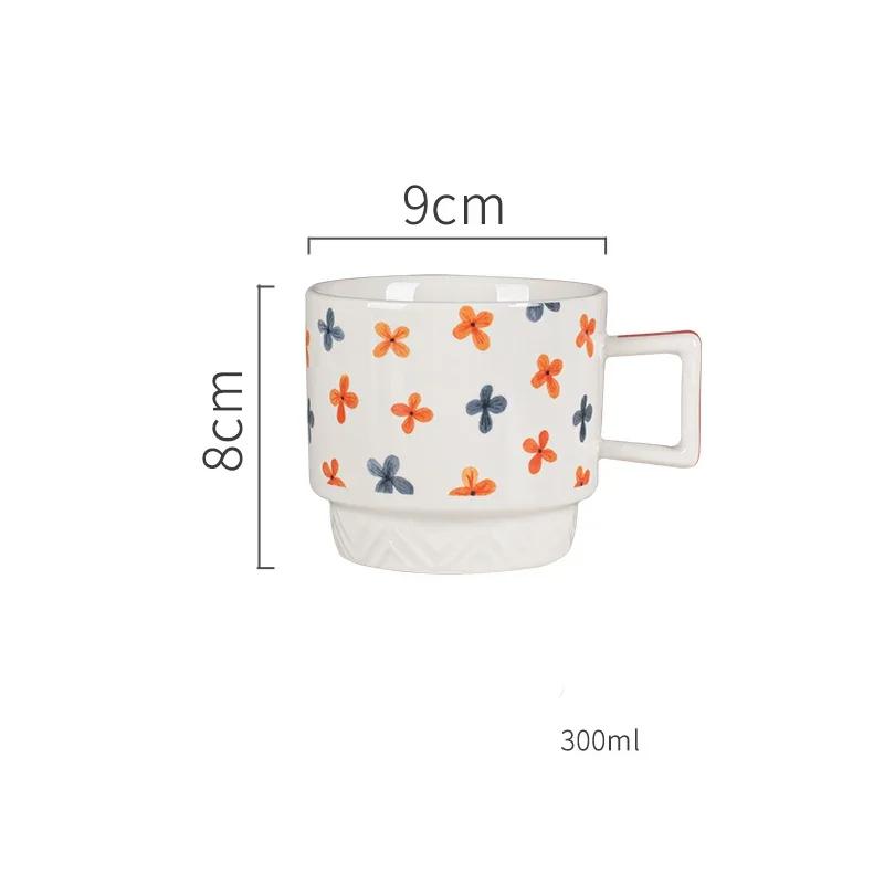 Ретро Маленькие Цветы Керамическая Тарелка Светильник Роскошный Отель Ресторан Стейк Паста Тарелки Изысканные Домашние Вкусные Блюда Супница