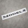 1PCS ABS Black Model 3 Letters Logo Car Rear Trunk Badge Sticker For Tesla Model X S 3 Y Auto Decal Accessories