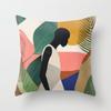 Modern Minimalist Abstract Pillow Cover Minimalist Geometric Peachskin Velvet Cushion