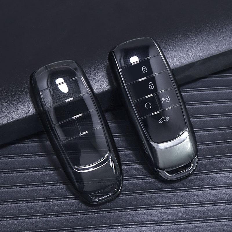 Прозрачный силиконовый чехол-защита для брелока автомобиля GAC AION Y Plus S V LX IA5, держатель для умного ключа с функцией Keyless Go