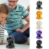 Башня для кубиков в виде черепа Реалистичная фигурка-украшение в виде черепа Башня для ролевых кубиков Ретро башня для кубиков-скелетов Декор для рабочего стола на Хэллоуин
