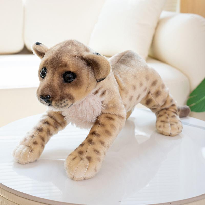 Имитация льва, тигра, леопарда, кукла, король лев, плюшевая игрушка, подушка, детский подарок