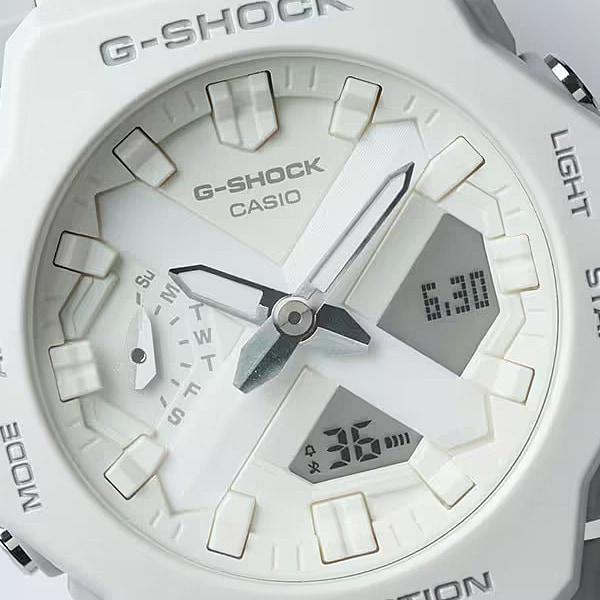 Casio G-SHOCK GA-2300-7AJF [G-SHOCK Minimal Design] Round Watch White Resin Digital Analog