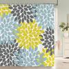 Красочные Красивые Занавески для Душа в Ванную с Одуванчиками Тканевые Водонепроницаемые Полиэстеровые Современные Простые Цветочные Занавески для Ванны