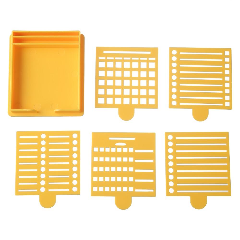 Sticky Note Organizer Sticky Note Stencil Sticky Note Storage Box for 3x3 Self-Sticky Note Pads