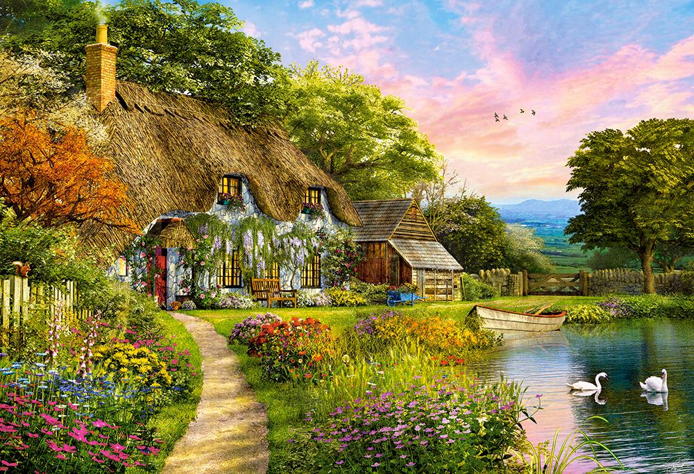 Puzzle 1500 pieces C-151998-2 Countryside Cottage