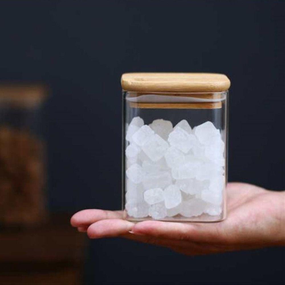 150/210/300/370/450 мл Прозрачная стеклянная банка из боросиликатного стекла для хранения закусок и конфет Главная