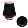 Universal  54mm Motorcycle Air Filter Cleaner   Large Displacement Motor for Honda Suzuki
