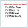 New20mm Band For Xiaomi Amazfit Active/GTS2 4 Mini Smart Watch Strap For Amazfit Bip3 Pro GTS3 2 2e GTR 42mm PU Leather Bracelet