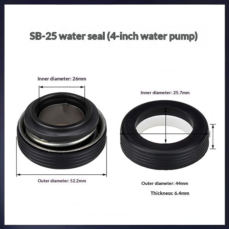 SB-17/20/25 Одинарное уплотнение водяного насоса Механическое уплотнение вала с одинарной цилиндрической пружиной Для линейного насоса Насос чистой воды Водонепроницаемый