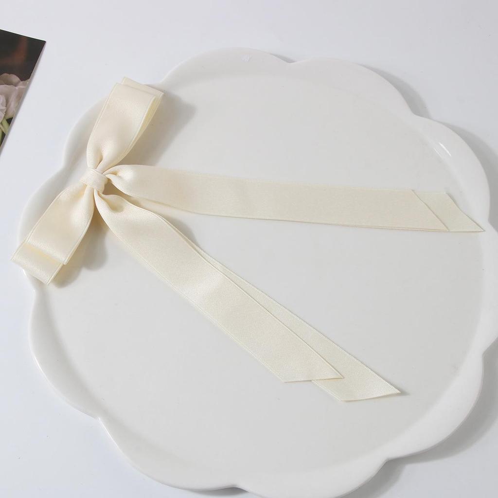 Заколка-уточка с бантом в балетном стиле 4 см: Дофаминовый Сладкий Плетеный Аксессуар для Волос