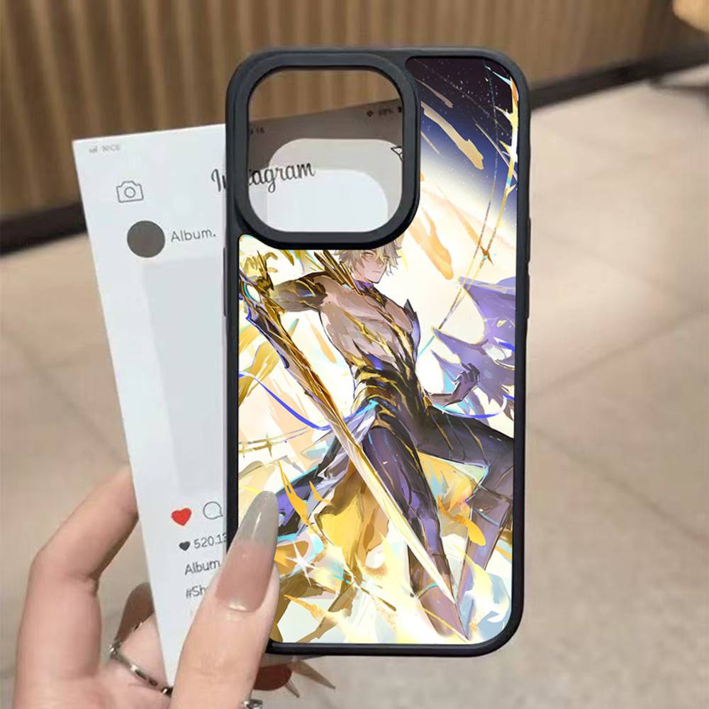 Горячая игра Honkai Star Rail Фейнон Черный Жесткий Пластиковый Чехол Для Телефона Для Iphone 17 Air 16 15 14 13 12 11 Pro Max PC TPU