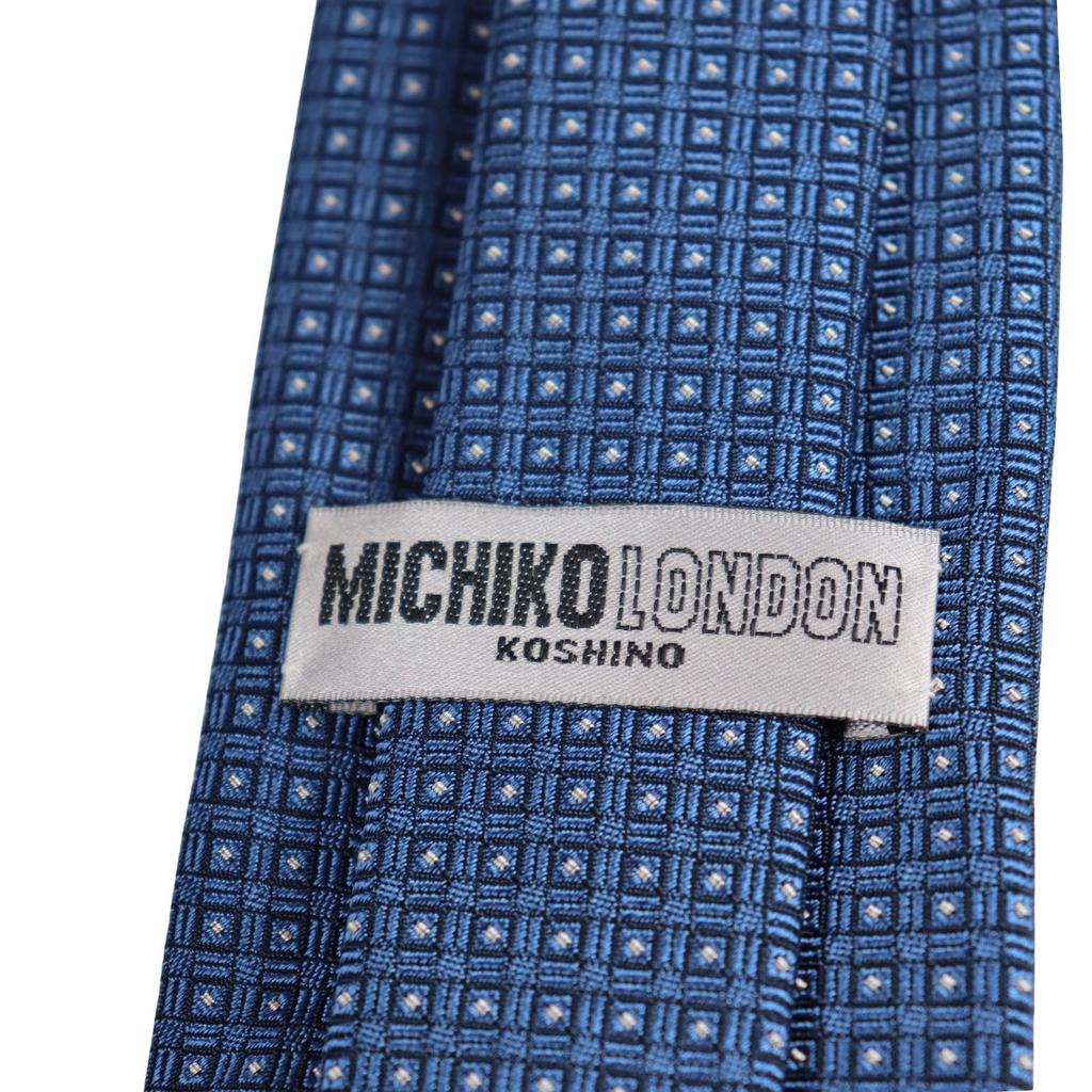 [Michiko London] Галстук, В комплекте подарочная коробка, Итальянская ткань, Сделано в Японии, Мелкий узор, ШелкХлопок, Название бренда, Подарок, Подарок, МужскойЖенский,