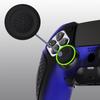PlayVital Мягкий резиновый защитный чехол для беспроводного эргономичного силиконового чехла для PS5 Edge с колпачками для захвата большим пальцем для издания контроллера PS5 Edge Синий