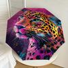 1pc Leopard Print Automatic Folding Umbrella, Heavy-Duty 8-Rib Construction, Perfect for Everyday yy251114145