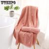 Банное полотенце из чистого хлопка, утолщенное коралловое флисовое мягкое впитывающее быстросохнущее полотенце для взрослых
