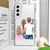 Чехол для телефона «Супер Мама Папа Малыш Семья» для Samsung Galaxy A14 4G A16 A55 A54 A36 A53 A13 A15 A25 A52 5G Прозрачные Мягкие Чехлы Мальчик Девочка