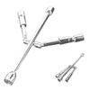 Car Tire Wrench 4-Way Nut Remover Portable Folding Socket Wrench High-carbon Steel Lug Wrench Car Wheel Tire Repair Tool
