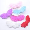 12Pcs 80*35mm Padded Plush Furry Angel Wing Scrapbooking DIY Sewing On Patches Home Decoration Accessories Ornament Supplies