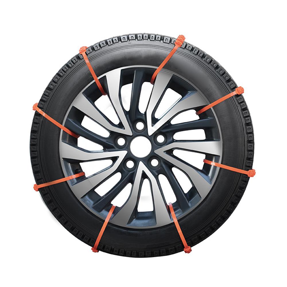 10 шт. Автомобильные уличные цепи противоскольжения для снежных шин, нейлоновые цепи для автомобильных шин, зимние шины для автомобилей, колеса, снежные цепи для внедорожников, для улицы