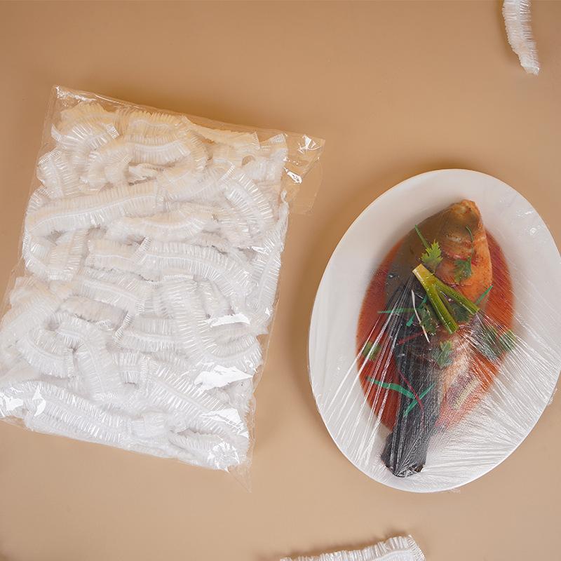 Disposable Elastic Food Covers 500Pcs Colorful Plastic Fresh Keeping Lids for Home Kitchen Leftovers Storage