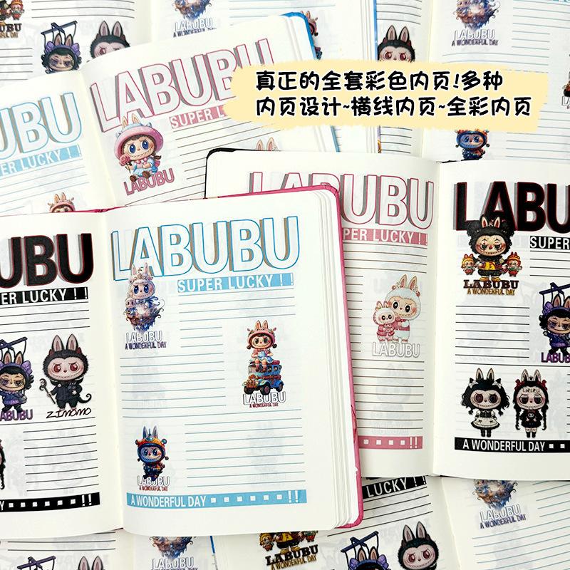 Labub A5 Notebook High-value Cartoon Horizontal Line Book Cartoon Hand Account Book Student Super Thick Notepad