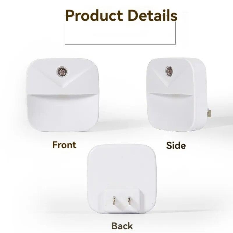 Светодиодный ночник для туалета с датчиком, ночник с управлением светом, креативный энергосберегающий ночник, энергосберегающий ночник