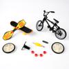 Finger Bike Skateboard Set Mini Alloy Bicycle Toy Skateboard
