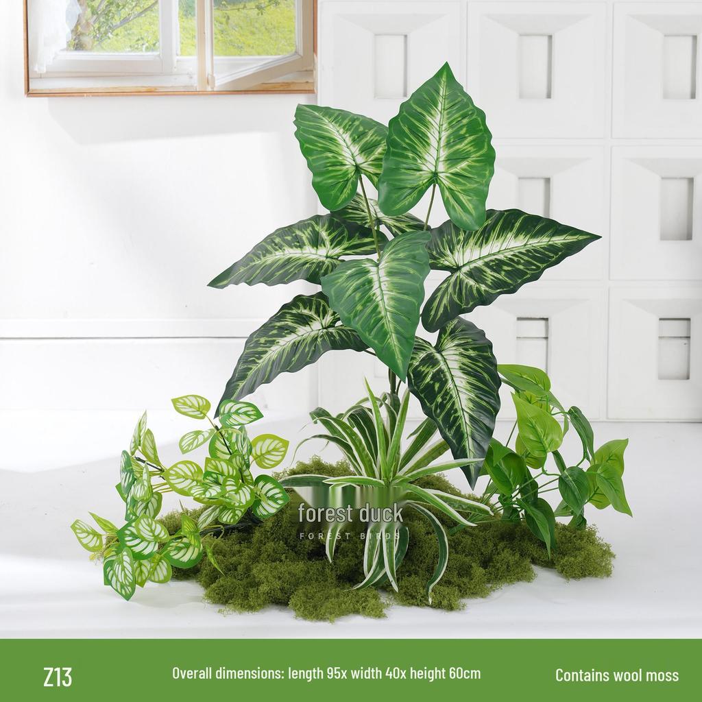 Bionic Fake Plants for Indoor Decoration: Living Room, Window Display, Under Stairs, Corner Arrangement.