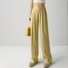 Suit Pants Pants for Women's Spring New High-waist Straight-leg Casual Pants Loose Drape Wide-leg Pants