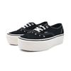 Vans Оригинальные Платформа Удобная Посадка Низкие Скейт-Кеды Унисекс Кроссовки Черные VN000CN0BLA
