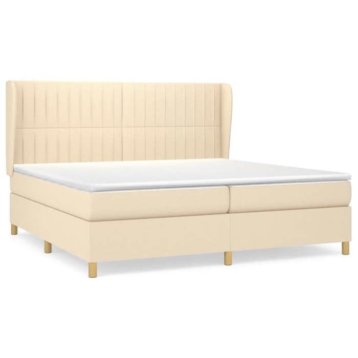 Sommier à lattes - Maison Exclusive - 200x200 cm - Tête de lit réglable - Matelas ressorts ensachés