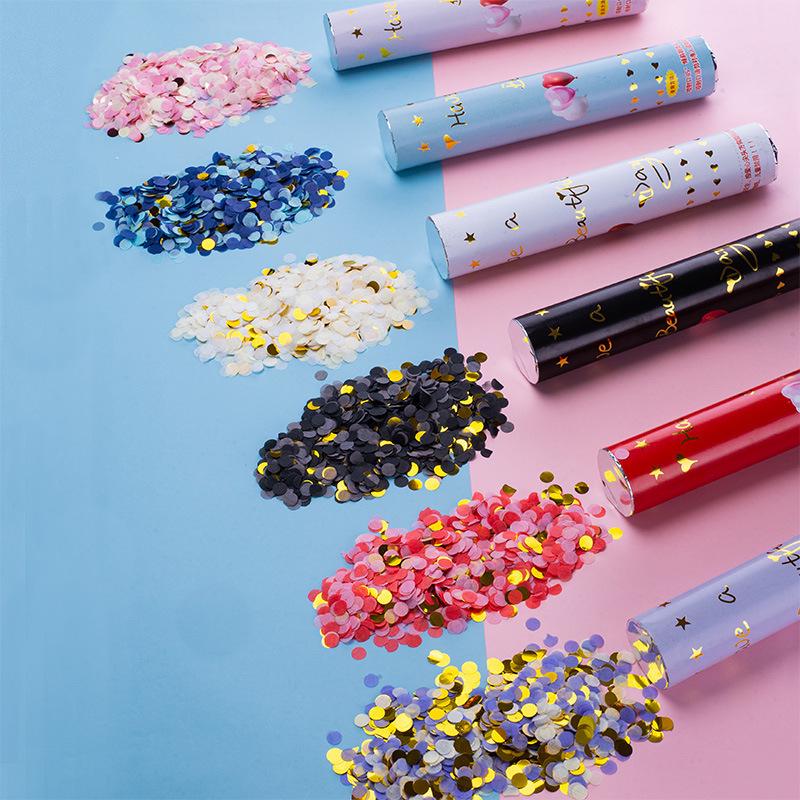 Handheld Confetti Cannon: Ideal for Birthdays, Weddings, and Celebrations