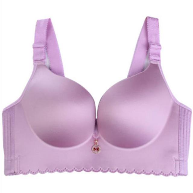 Женщины плюс размер бюстгальтеры пуш-ап DE без косточек без косточек тонкое сексуальное нижнее белье женское белье плюс размер бюстгальтер пуш-ап для женщин