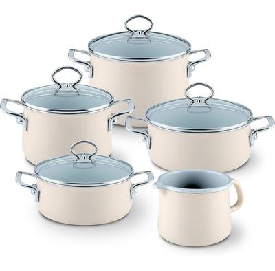 Набор эмалированной посуды Nouvelle Avorio, 5 предметов (0584-011)