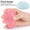 Cloud Stress Ball Anxiety Relief Hand Therapy Rehabilitation Squeeze Ball Toy Kids Teens Adults Portable Soft TPR Ball Pinch Sensory Toy