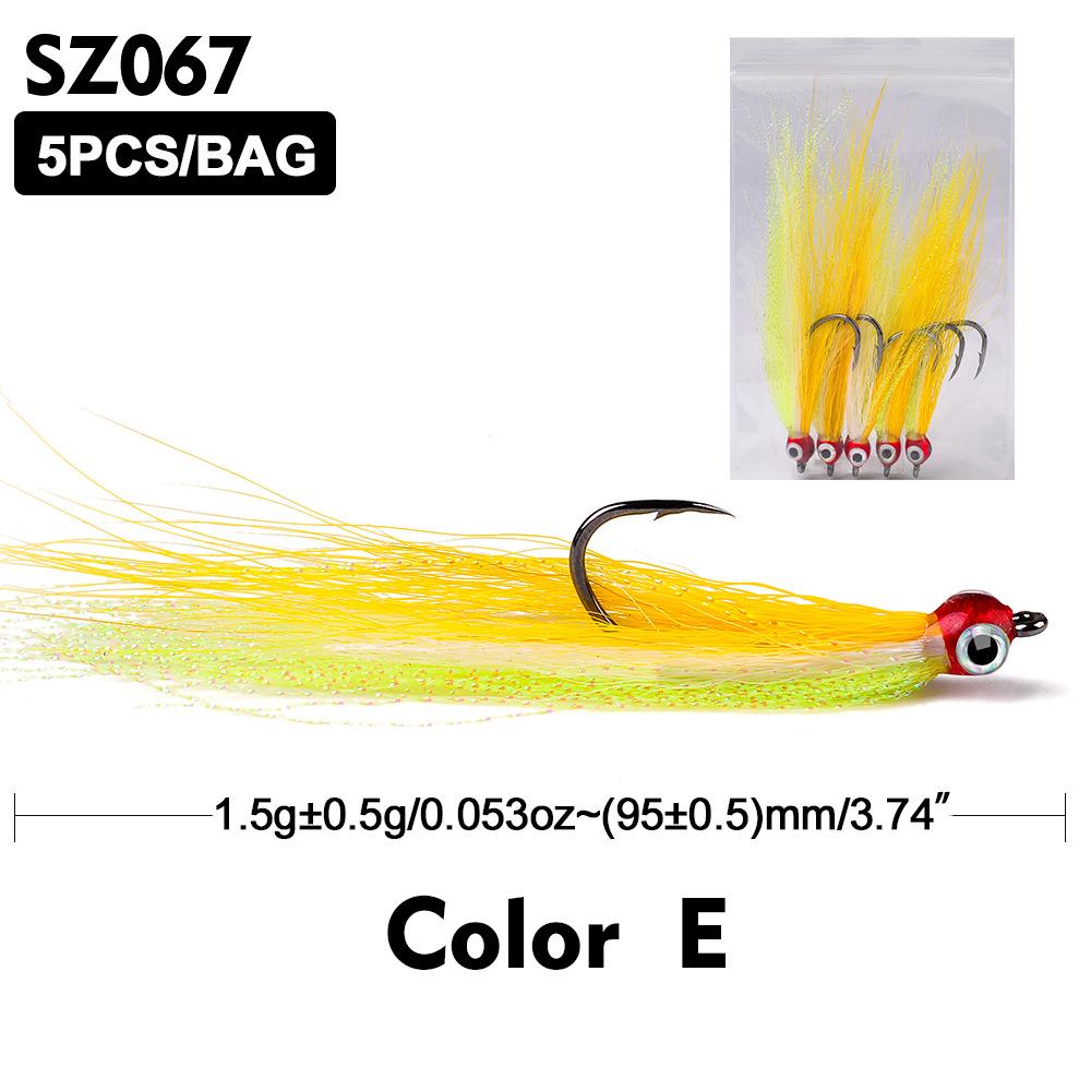 Биомиметический крючок для приманки, якорный крючок, крючок с перьями, привязка для волос, одинарный крючок, колючий рыболовный крючок, рыболовные снасти, аксессуары для рыбалки на открытом воздухе