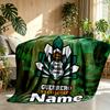 Custom Name Personalized Club Santos Laguna Print Blanket, Home Decor, Bedroom, Sofa, Camping, Couch, Gifts for Birthday ChristmasEnthusiasts