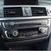 ABS Carbon Fiber Air Condition CD Panel Decor Cover Sticker For BMW 3 4 13-18