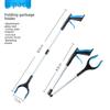 Long Handle Foldable Garbage Clip, Multifunctional Environmental Sanitation Garbage Collector, Compact and Portable Sanitary Gar