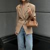 2025 Autumn/winter New Collection, Women's Clothing, Fashion, Temperament, Solid Color, High-end Feel, Thin Style, Professional Suit Jacket