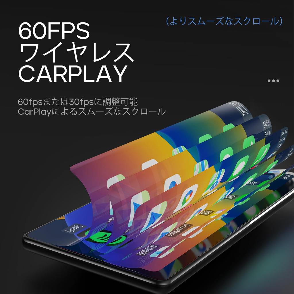 [2025 Fully Laminated Screen] CarpodGo T3 Pro Portable 60fps Wireless CarPlay Android Auto, 8.9-inch 1920720 IPS Touchscreen Car Stereo, Display Only