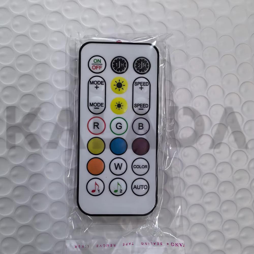 Dual Zone 18 in 1 RGB 64 Colors Acrylic Strip Car LED Ambient Light 35/75CM 110CM Parts Replacement Accessories (4 wires 4 pins) Neon Lights 4