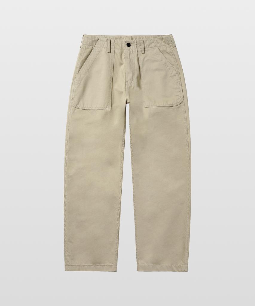 MANNERGRAM 1950 Classic Roadside Fatigue Pants Beige