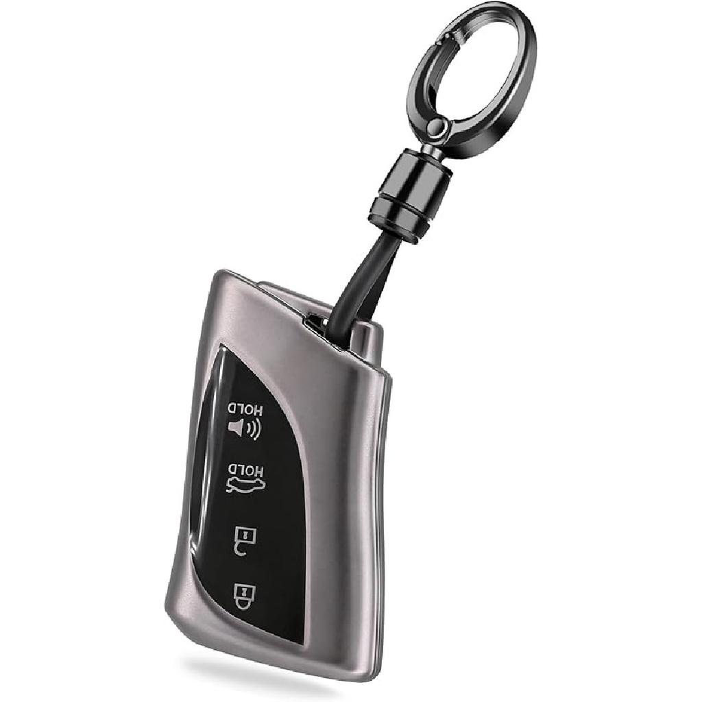 Чехол для брелока для Lexus, чехол для брелока, совместимый с Lexus UX200 UX250h LS500 LS500H LC500 LC500h ES300h F-Sport ES350 GX 460 Premium Soft TPU 2024 года выпуска.