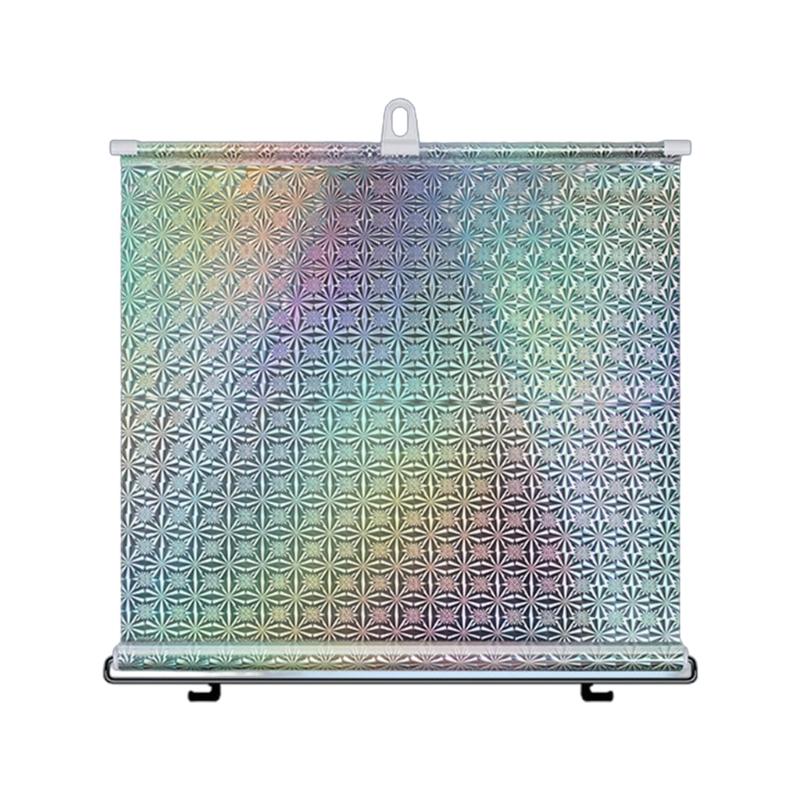 Простая в установке выдвижная оконная шторка на присосках из ПВХ для защиты от солнца