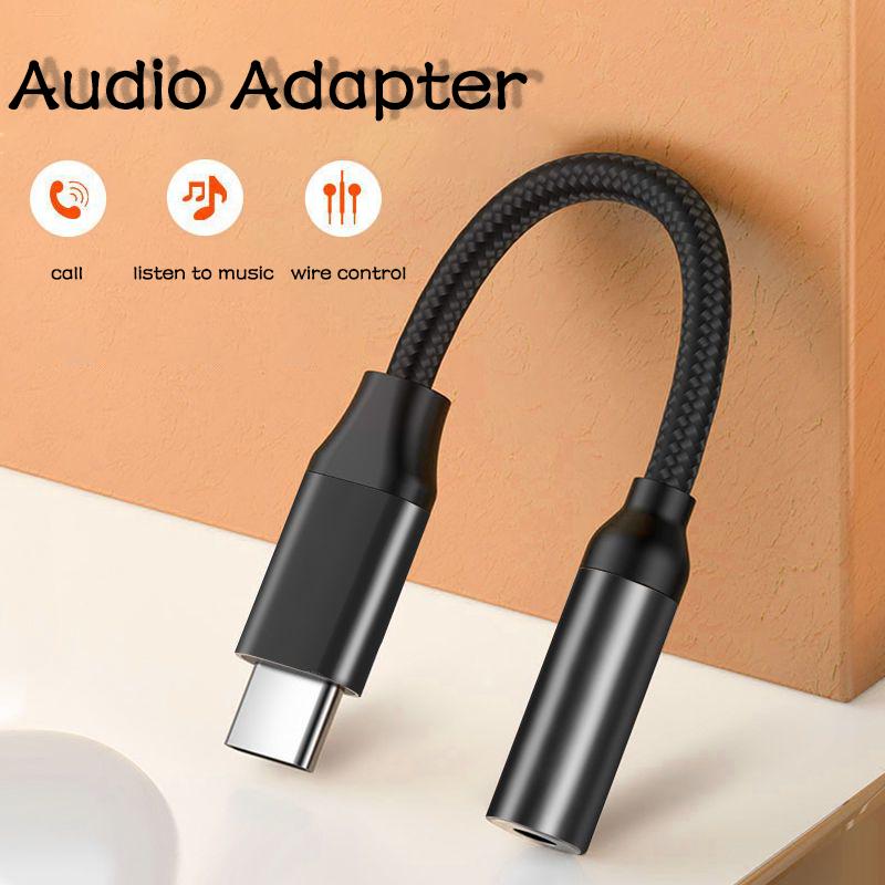 USB TYPE C до 3,5 мм Aux-адаптер Type-C 3,5-разъемный аудиокабель Аксессуары для телефонов Cabo Adaptador USB Tipo C Адаптер USB C для наушников LXY