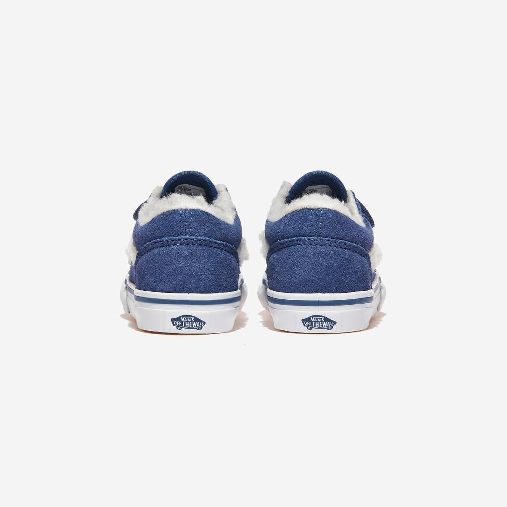 Vans Старая школа липучки - Sherpa Pop Blue, VN000CPZBLU, 1010110157, популярная корейская обувь