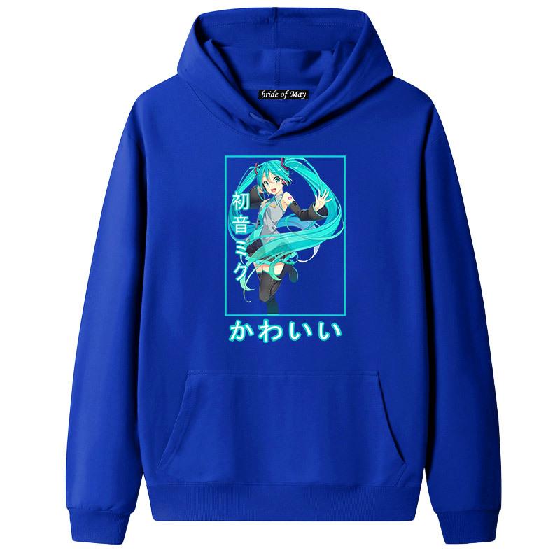 Hatsune Miku Hatsune Miku Mar Ainime Amazon Свитер с капюшоном для пары