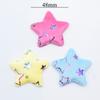 24 шт., 48 мм, короткие плюшевые бронзовые узоры, звездные аппликации для одежды, шляпа, нашивки для шитья, головные уборы «сделай сам», заколки для волос, аксессуары с бантом